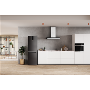 Whirlpool, NoFrost, 335 L, 192 cm, juodas - Šaldytuvas Prekė - W7X83TKS