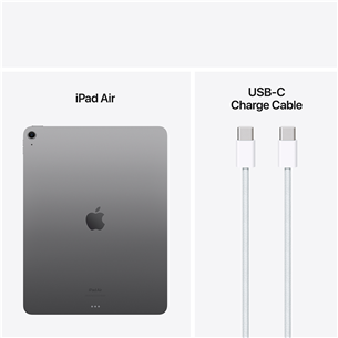 Apple iPad Air 13'' (2024), M2, 512 GB, WiFi, space gray - Tablet Item - MV2J3HC/A