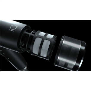Plaukų džiovintuvas GA.MA IQ3 Perfetto, 1600 W, juodas Prekė - PH6080.BK