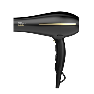 Plaukų džiovintuvas GA.MA Bora Gold Ion, 2200 W, juodas Prekė - GH0825