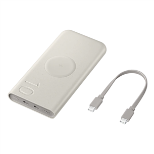 Samsung Wireless Power Bank, 10000 мАч, бежевый - Внешний аккумулятор Товар - EB-U2510XUEGEU