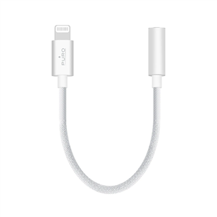 Puro Fabrik, 3,5 mm - Lightning, white - Adapter Item - PUAAPLTUAXWHI PUAAPLTUAXWHI