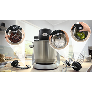 Bosch, Series 6, 1600 W, juodas - Virtuvinis kombainas Prekė - MUMS6ZS00
