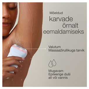 Braun Silk epil 7, белый/розовый - Эпилятор Товар - SE7030
