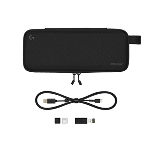 Logitech PRO X 60, SWE, juoda - Belaidė klaviatūra Prekė - 920-011909