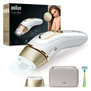 Braun Silk-expert Pro 5, белый/золотистый - Фотоэпилятор IPL Товар - PL5052