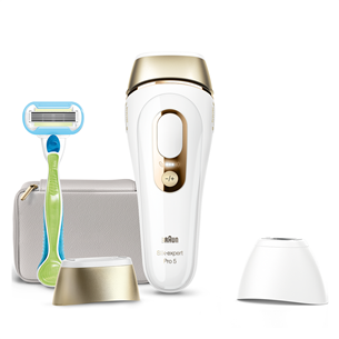 Braun Silk-expert Pro 5, белый/золотистый - Фотоэпилятор IPL Товар - PL5152