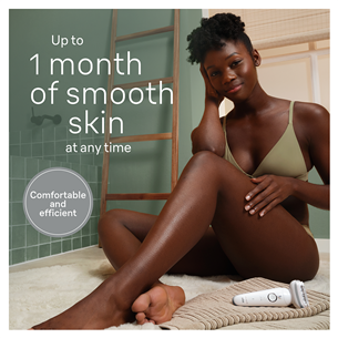 Braun Silk-epil 9, сухое и влажное использование, белый - Эпилятор Товар - SES9041