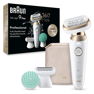 Braun Silk epil 9 Flex, белый - Эпилятор Товар - SES9071