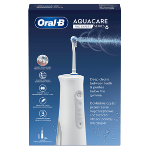 Braun Oral-B AquaCare 6, baltas - Irigatorius Prekė - MDH20.036.3