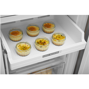 Whirlpool, NoFrost, 355 L, aukštis 202 cm, pilkas - Šaldytuvas Prekė - W9M951SOX