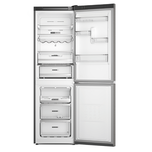 Whirlpool, NoFrost, 335 L, 192 cm, nerūdijančio plieno - Šaldytuvas Prekė - W7X83TMX