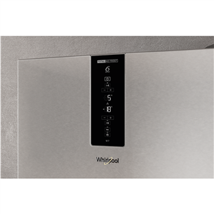 Whirlpool, NoFrost, 335 L, 192 cm, nerūdijančio plieno - Šaldytuvas Prekė - W7X83TMX
