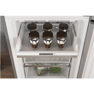 Whirlpool, NoFrost, 335 L, 192 cm, nerūdijančio plieno - Šaldytuvas Prekė - W7X83TMX