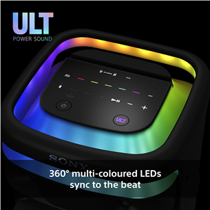 Sony ULT TOWER 10, Bluetooth, juodas - Muzikinis centras