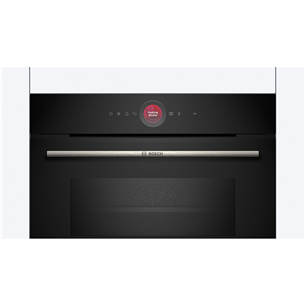 Bosch, Series 8, 45 л, черный - Интегрируемый компактный духовой шкаф Товар - CMG7241B1