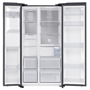 Samsung RS5000DC, NoFrost, 635 L, height 178 cm, black - SBS Refrigerator Item - RS64DG53M3B1EO