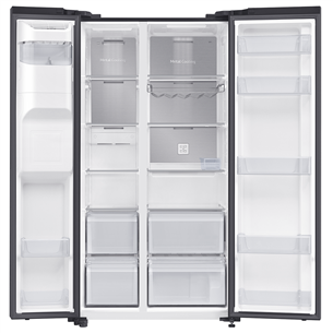 Samsung RS5000DC, NoFrost, 635 L, aukštis 178 cm, juodas - Šaldytuvas Prekė - RS65DG54M3B1EO