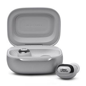 Belaidės ausinės JBL Live Buds 3, sidabrinės Prekė-JBLLIVEBUDS3SIL