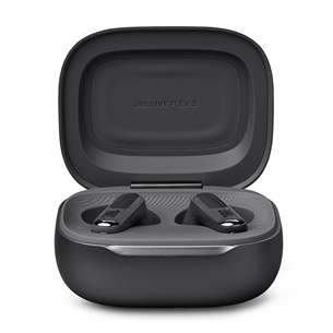 Belaidės ausinės JBL Live Flex 3, juodos Prekė-JBLLIVEFLEX3BLK