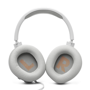 JBL Quantum 100M2, baltos - Ausinės  Prekė-JBLQTUM100M2WHT
