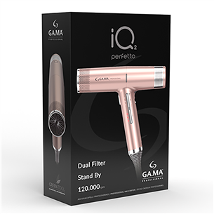 Plaukų džiovintuvas GA.MA iQ2 Perfetto, 1600 W, rožinis Prekė-PH6075.PK