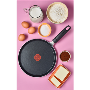 Tefal Simply Clean, 25 cm, juoda - Blynų keptuvė