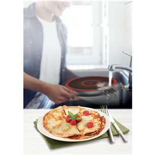 Tefal Simply Clean, 25 cm, juoda - Blynų keptuvė
