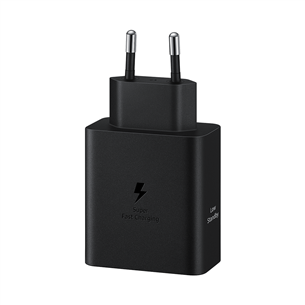 Samsung Dual USB-C, 50 W, juodas - Adapteris Prekė - EP-T5020XBEGEU