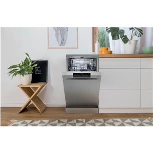 Gorenje, 9 place settings, grey - Free standing dishwasher Item - GS520E15S