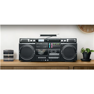 Magnetola  Muse M-380 Ghetto Blaster, juoda  Prekė-M-380GB