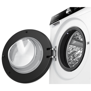 Hisense, 12 kg, depth 61 cm, 1400 rpm - Front load washing machine Item - WF7S1247BW