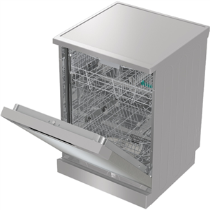 Gorenje, 16 place settings, grey - Free standing dishwasher Item - GS643D90X