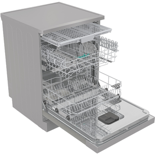 Gorenje, 16 place settings, grey - Free standing dishwasher Item - GS643D90X