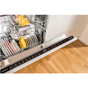 Gorenje, 16 place settings, grey - Free standing dishwasher Item - GS643D90X