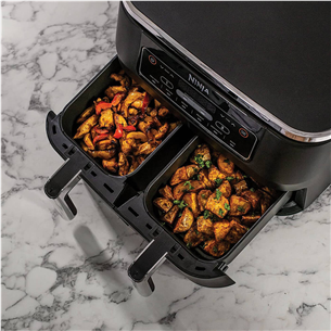 Karšto oro gruzdintuvė Ninja Foodi Dual Zone, 7,6 L, 2400 W, juoda  Prekė-AF300EU