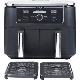 Karšto oro gruzdintuvė Ninja Foodi MAX Dual Zone AF400EU, 9.5 l, juoda