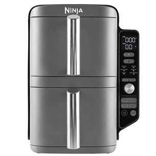Karšto oro gruzdintuvė Ninja SL400EU Double Stack XL, 9,5 l, 2470 W, pilka SL400EU