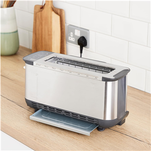 Skrudintuvas, grilis ir sumuštinių keptuvė Ninja Foodi 3-in-1, 2400 W, nerūdijančio plieno  Prekė-ST202EU