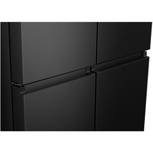 Šaldytuvas Hisense, Cross Door, No Frost, 483 L, aukštis 179 cm, juodas Prekė - RQ5P470SAFE