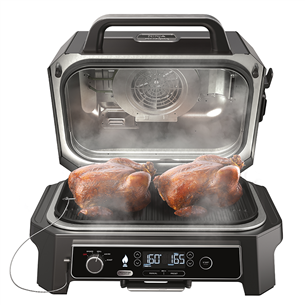 Elektrinis grilis ir rūkykla Ninja Woodfire Pro XL OG850EU, juodas
