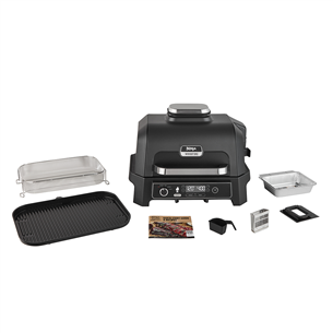 Elektrinis grilis ir rūkykla Ninja Woodfire Pro XL OG850EU, juodas