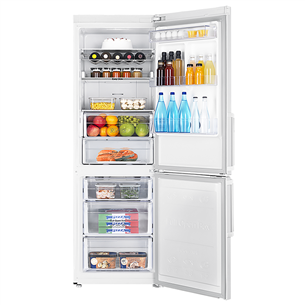Šaldytuvas Samsung, NoFrost, 339 L, 185 cm, baltas Prekė-RB33J3515WW/EF