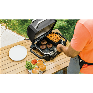 Elektrinis grilis Ninja Woodfire, juodas Prekė-OG701EU