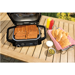 Elektrinis grilis Ninja Woodfire, juodas Prekė-OG701EU