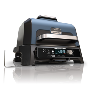 Elektrinis grilis Ninja Woodfire Pro Connect XL, mėlynas/juodas Prekė-OG901EU