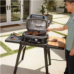Elektrinis grilis Ninja Woodfire Pro Connect XL, mėlynas/juodas Prekė-OG901EU