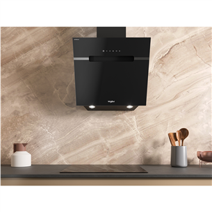 Gartraukis Whirlpool, 740 mᶾ/h, plotis 60 cm, juodas Prekė-WHVS61FLTDPK