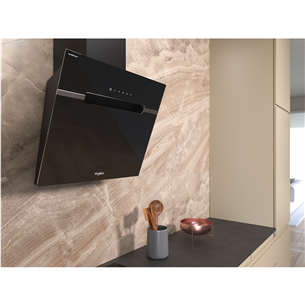 Gartraukis Whirlpool, 740 mᶾ/h, plotis 60 cm, juodas Prekė-WHVS61FLTDPK
