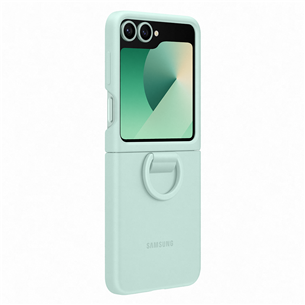 Samsung Silicone case, Galaxy Flip6, šviesiai žalias - Dėklas